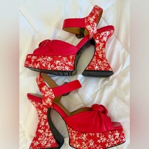 Rare Fluevog Munster Dee in Red—Discontinued!